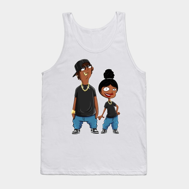 Couple Tank Top by Floridart